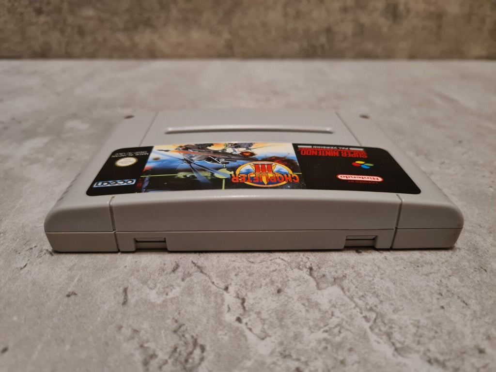 SNES Super Nintendo Choplifter III Modul UKV - T-Retro-Games 