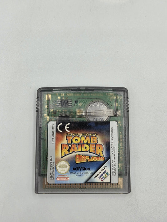 Nintendo Game Boy Color Lara Croft Tomb Raider Curse of the Sword EUR Modul