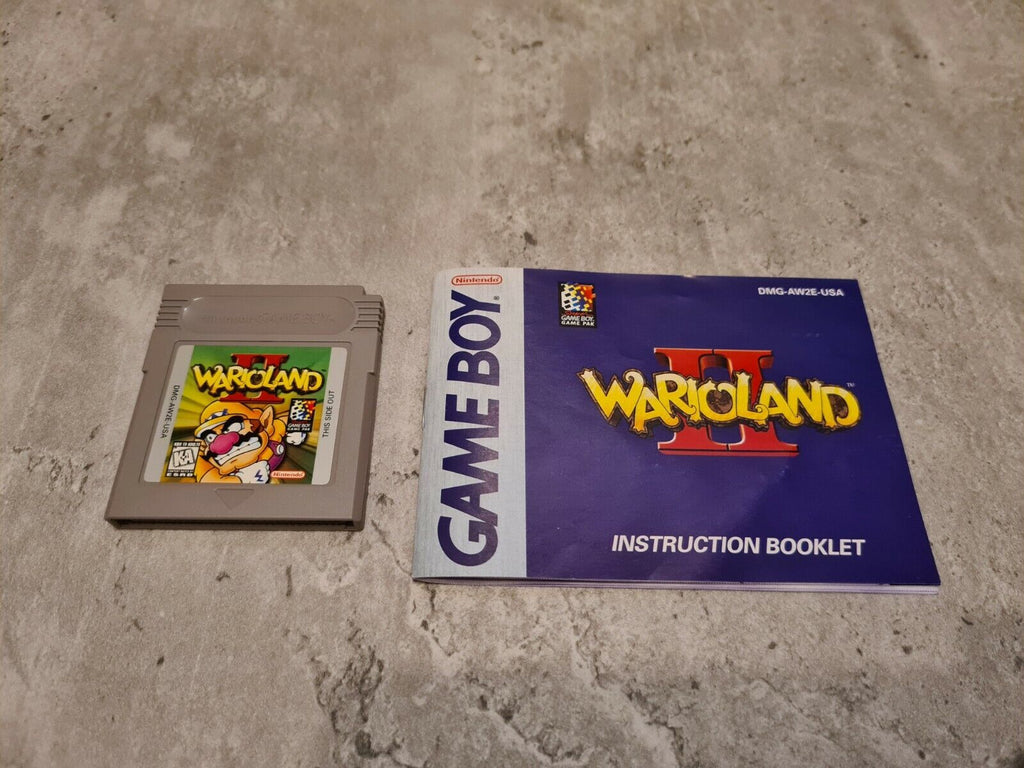Game Boy Classic Wario Land II mit OVP und Anleitung USA - T-Retro-Games 