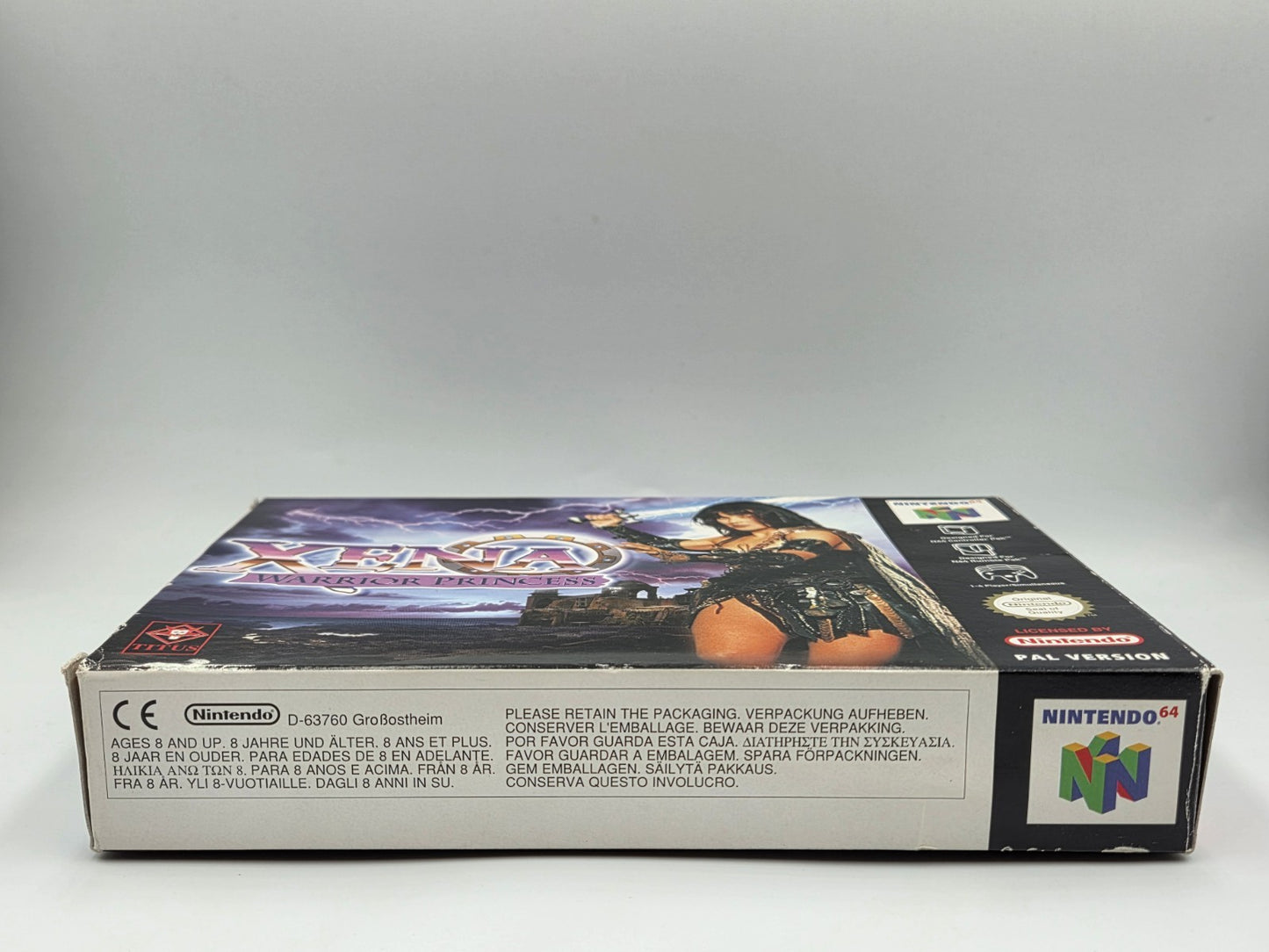 N64 Nintendo 64 Xena Warrior Princess mit OVP und Anleitung FAH