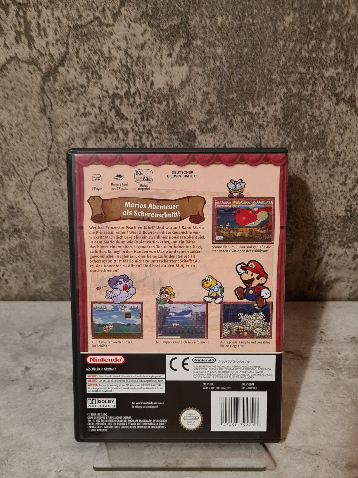 Nintendo GameCube Paper Mario Die Legende vom Äonentor mit OVP und Anleitung NOE - T-Retro-Games 
