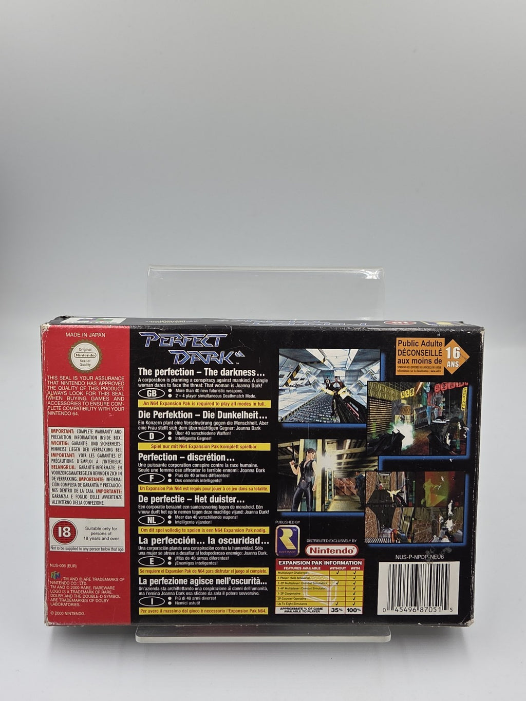 N64 Nintendo 64 Perfect Dark mit OVP und Anleitung EUR
