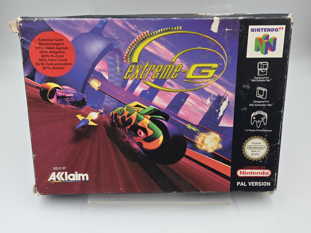 N64 Nintendo 64 Extreme-G mit OVP und Anleitung EUR