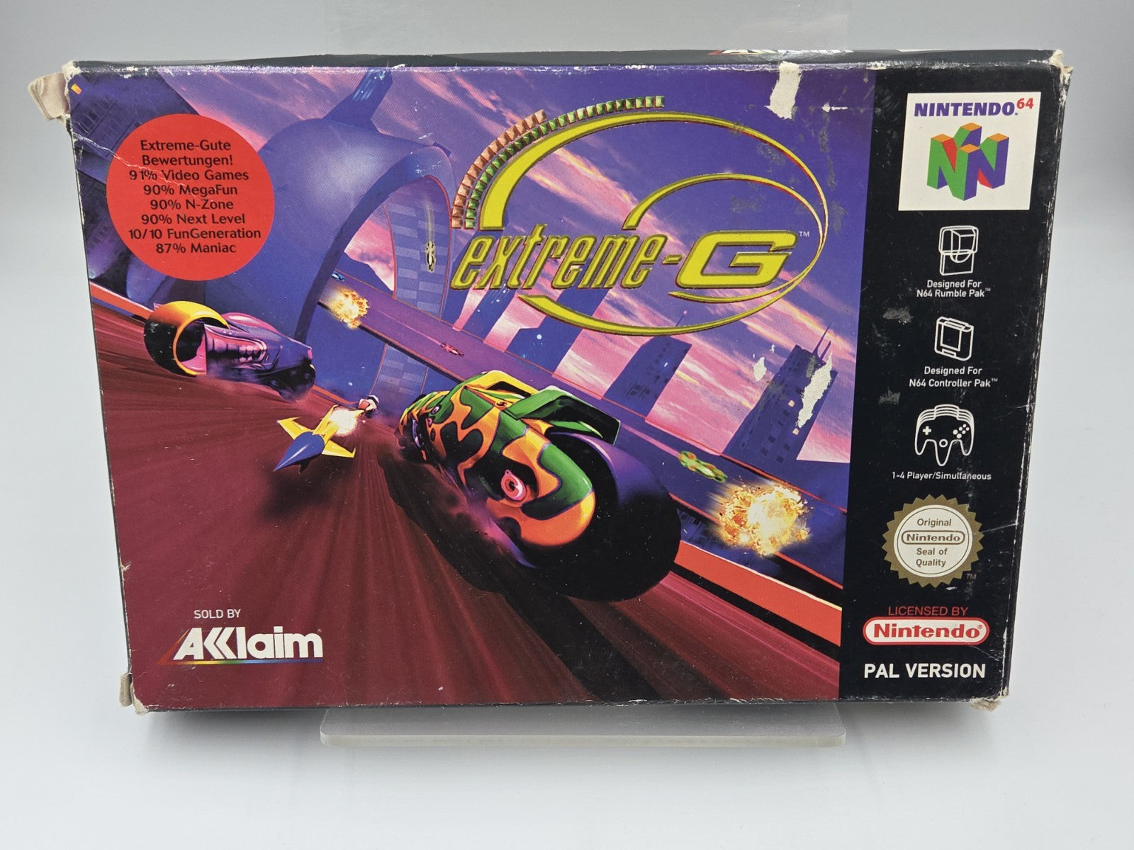 N64 Nintendo 64 Extreme-G mit OVP und Anleitung EUR