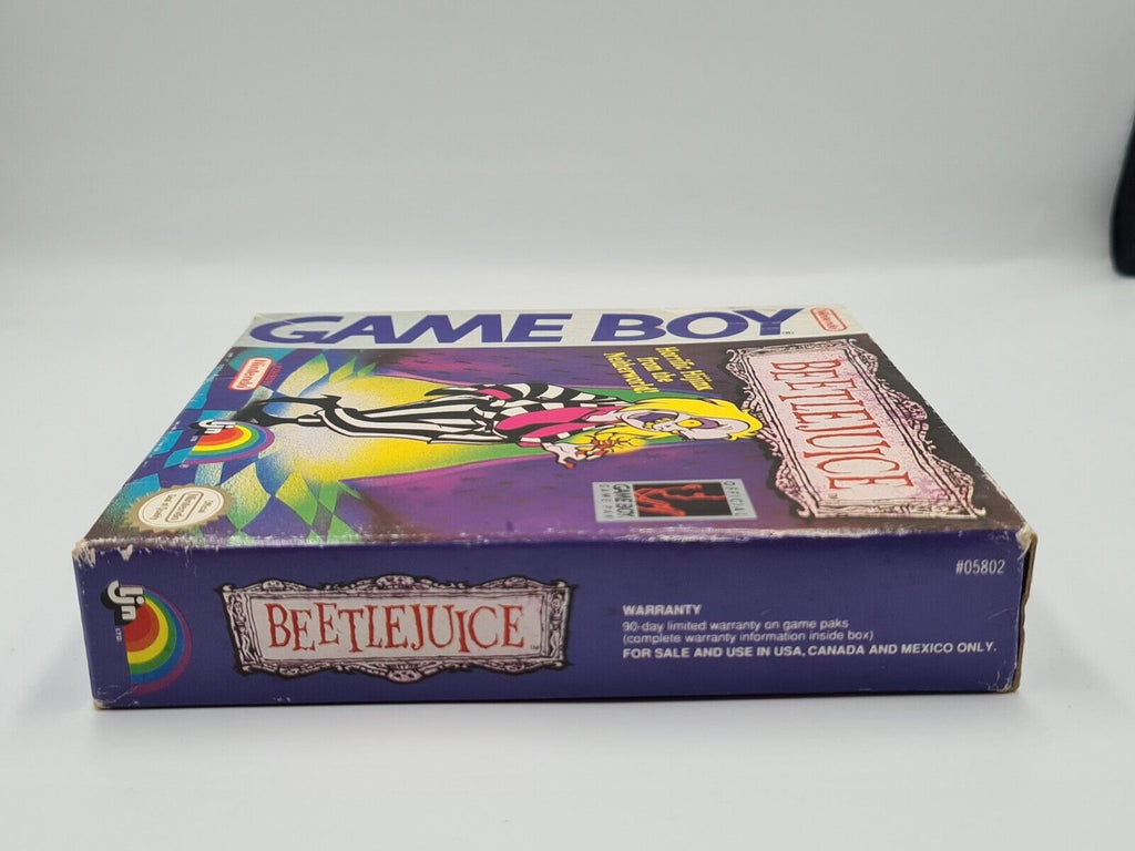 Nintendo Game Boy Classic Beetlejuice mit OVP und Anleitung USA - T-Retro-Games 