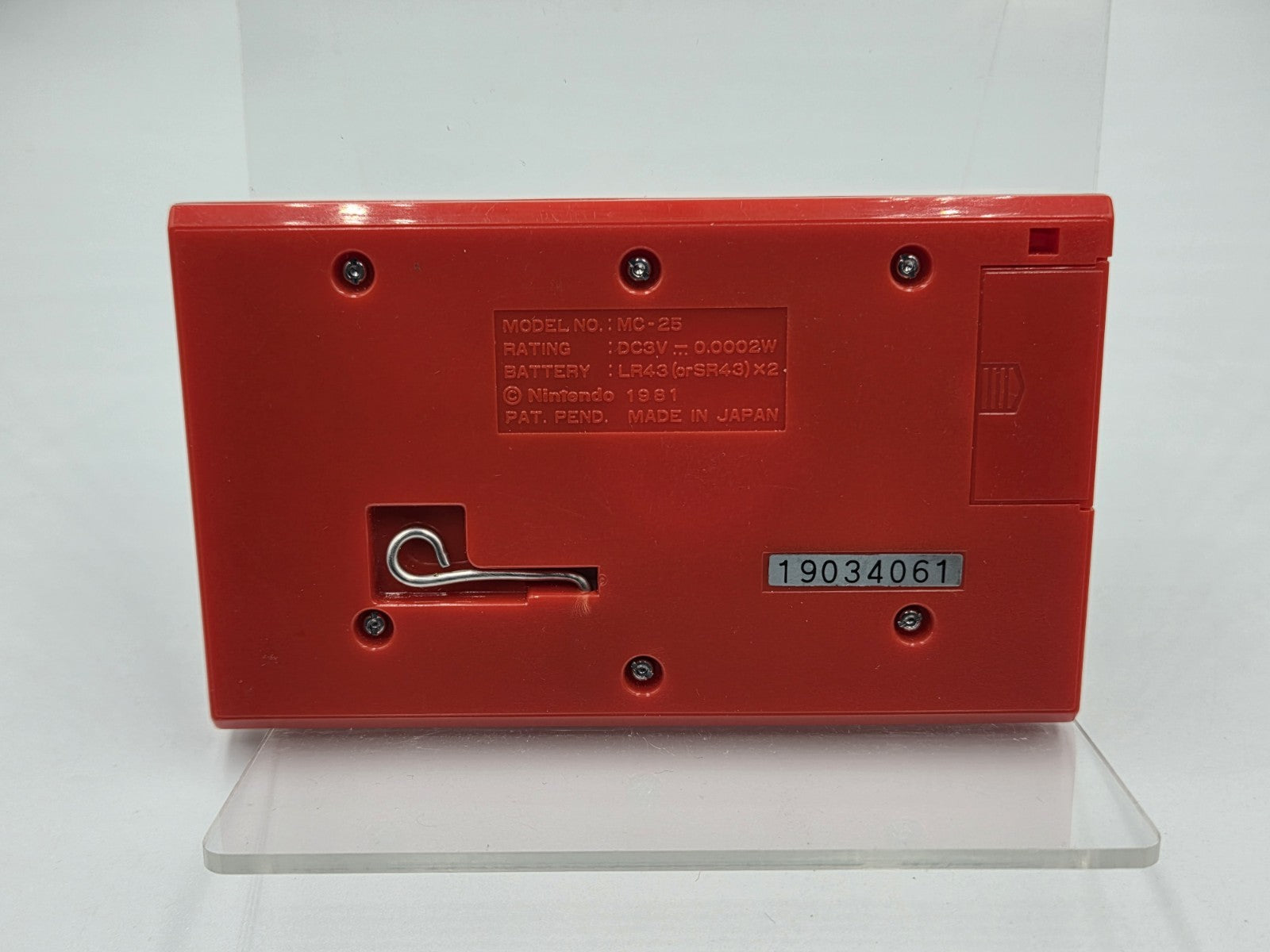 Nintendo Game & Watch Mickey Mouse Konsole Console 1981 Wide Screen
