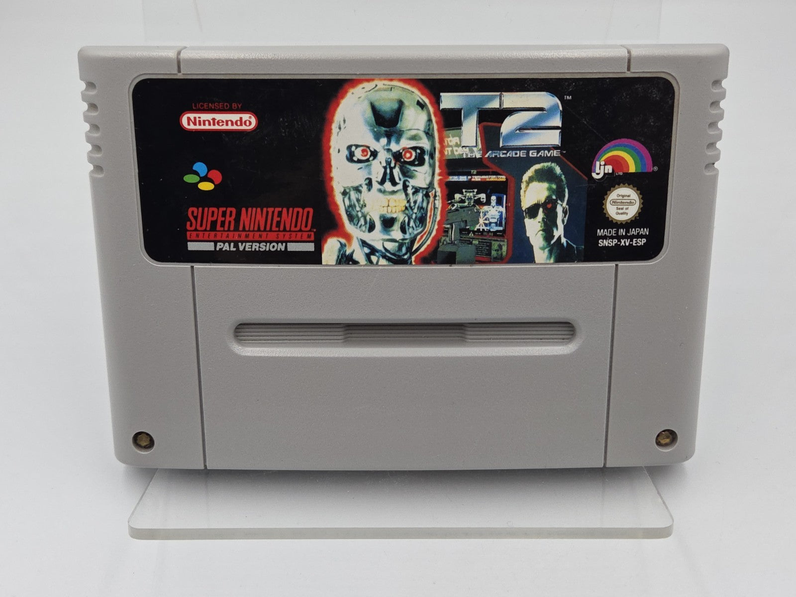 SNES Super Nintendo Spiel T2 The Arcade Game ESP Modul