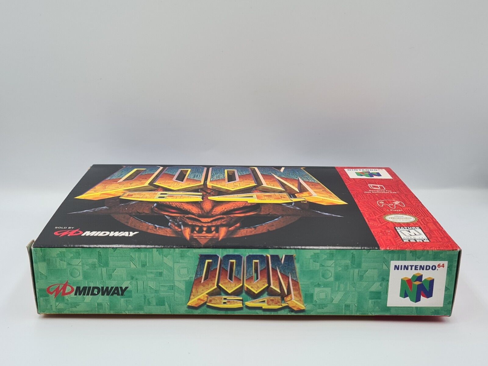 N64 Nintendo 64 Doom 64 mit OVP und Anleitung USA NTSC - T-Retro-Games 