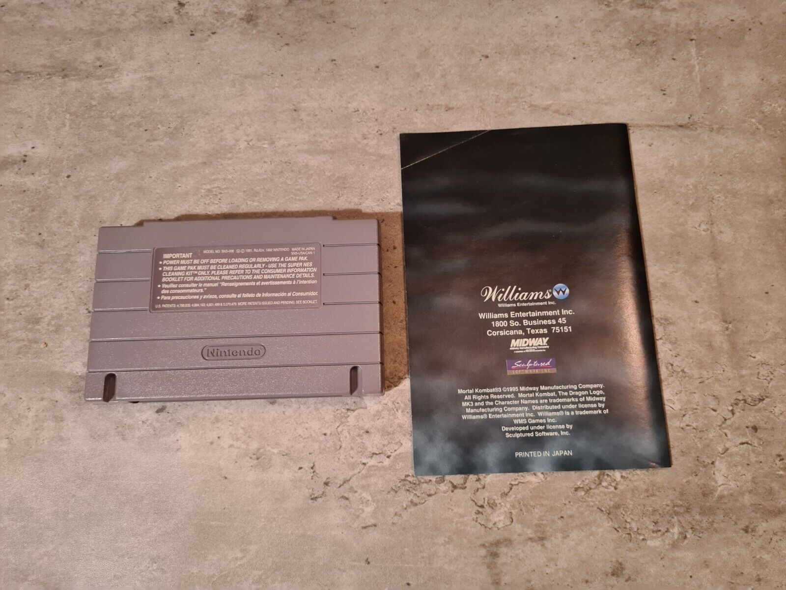SNES Super Nintendo Mortal Kombat 3 mit OVP und Anleitung NTSC USA - T-Retro-Games 