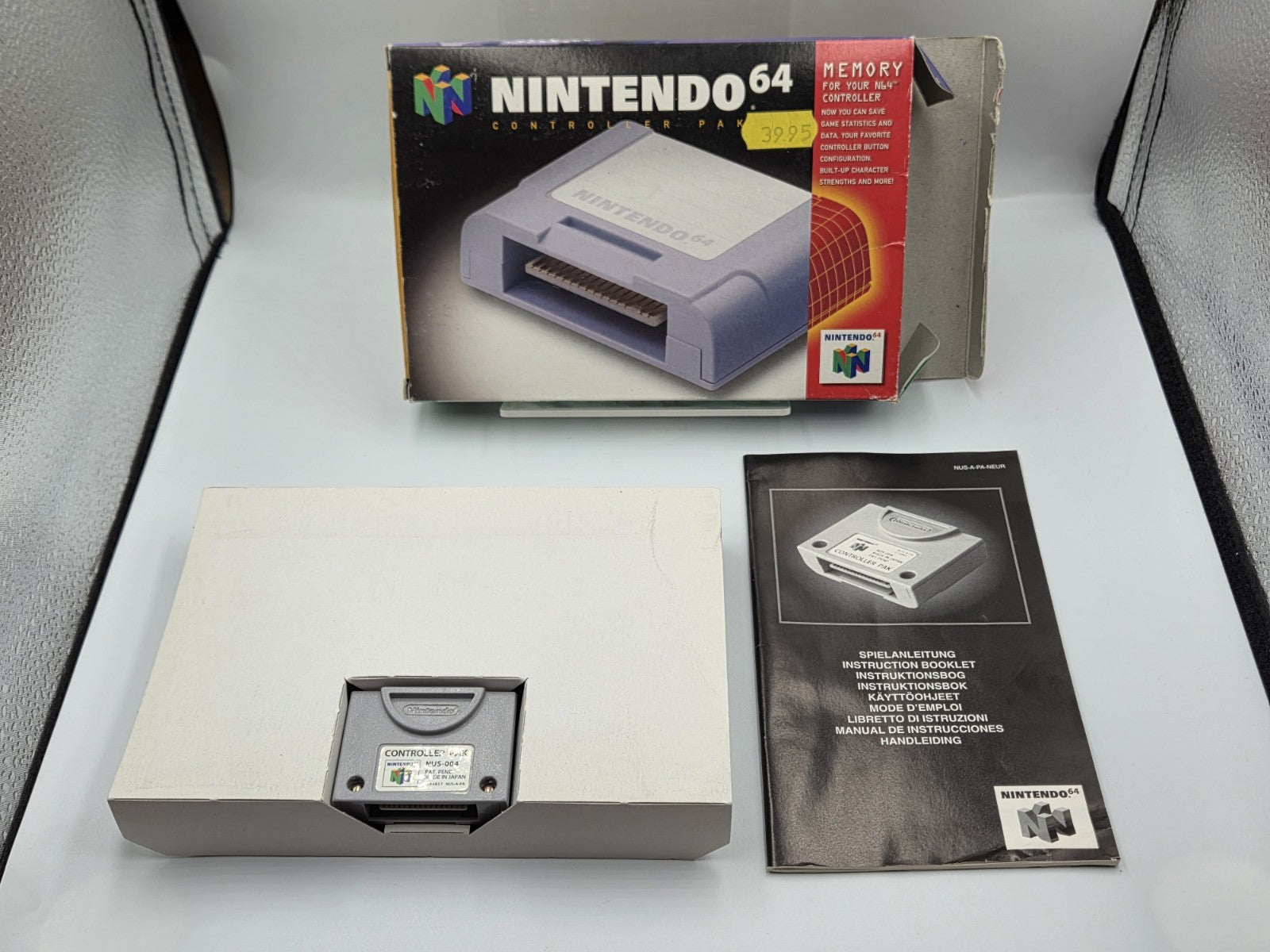 N64 Nintendo 64 Controller Pak NUS-004 OVP 