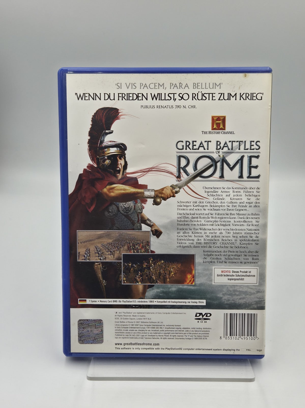 PS2 Playstation 2 Spiel Great Battles of Rome mit OVP + Anleitung Deutsch