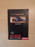 SNES Super Nintendo Top Gear Spielanleitung Instruction Booklet NOE