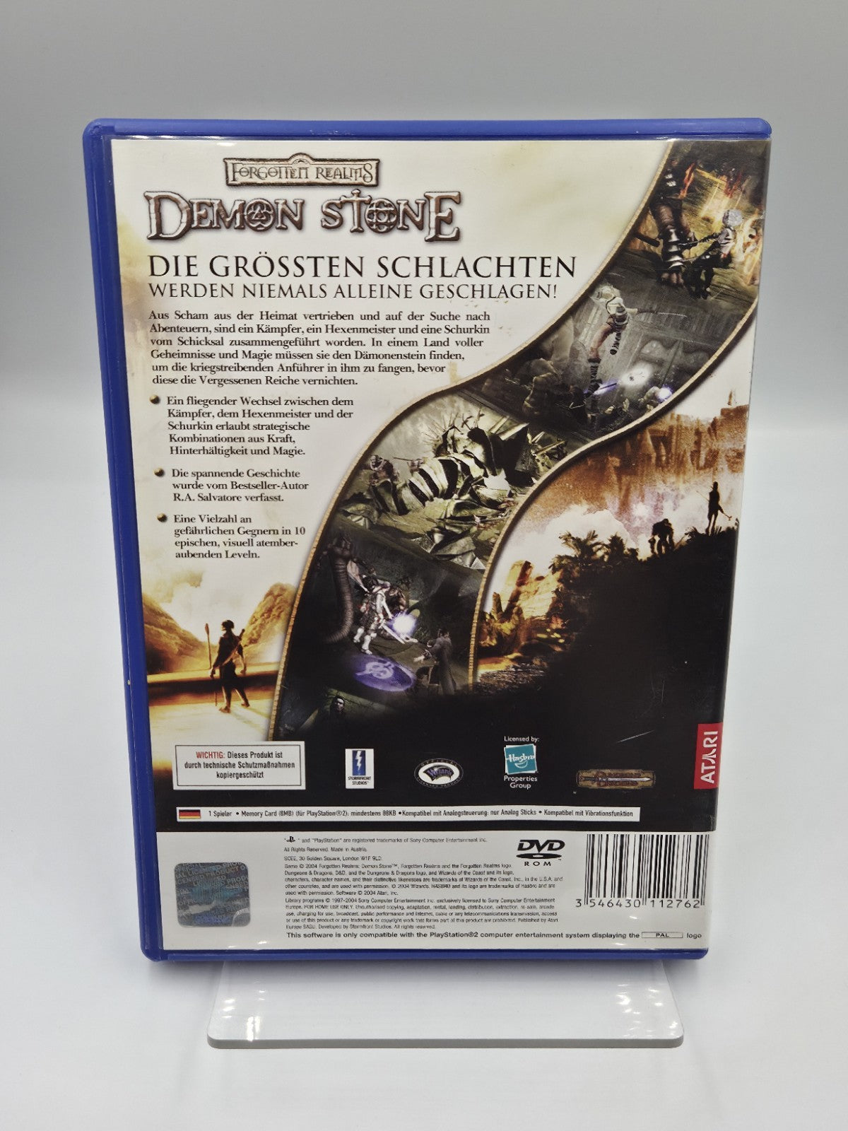 PS2 Playstation 2 Forgotten Realms Demon Stone mit OVP und Anleitung + Deutsch