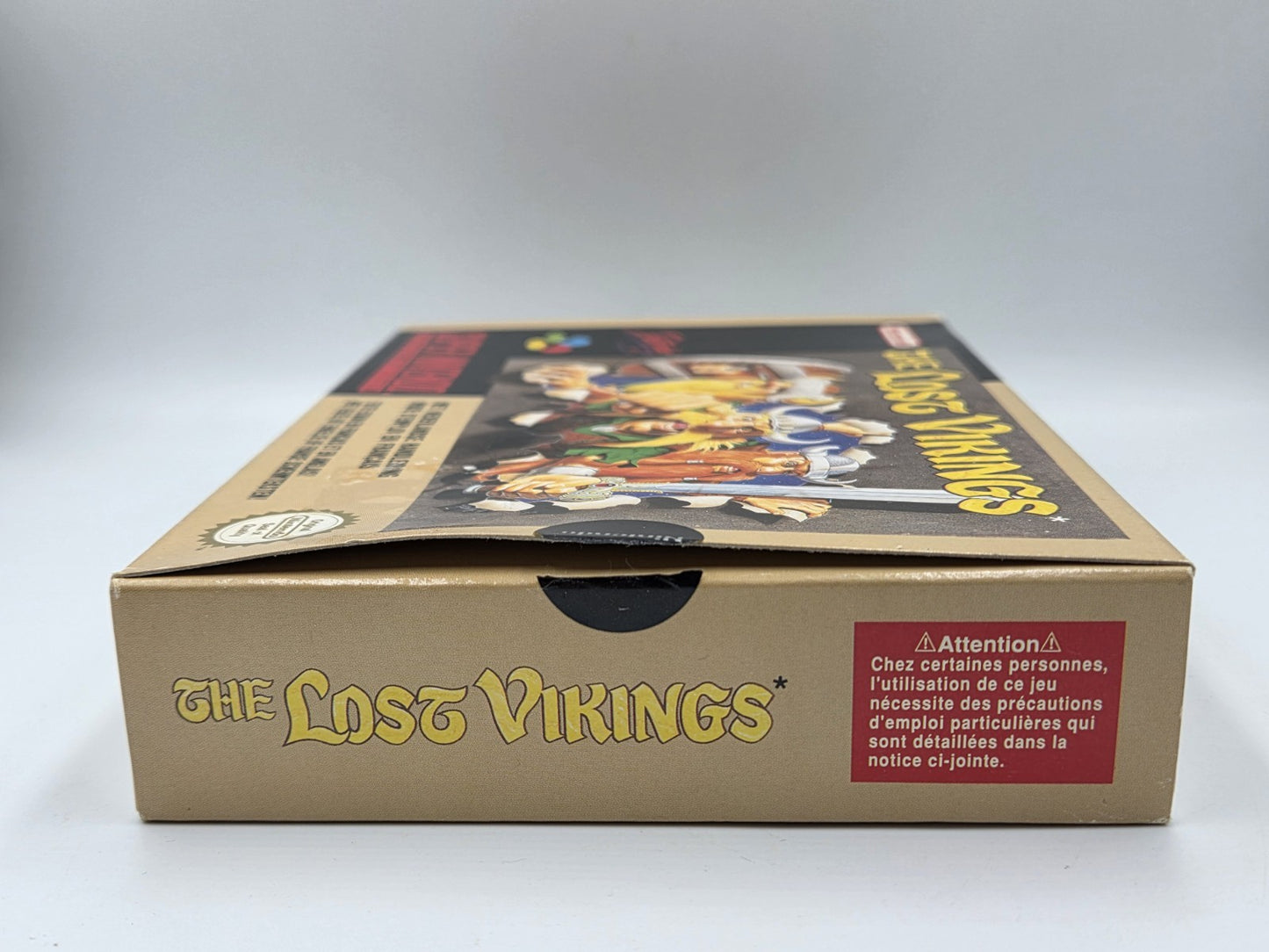 SNES Super Nintendo The Lost Vikings mit OVP und Anleitung FAH/SFRA
