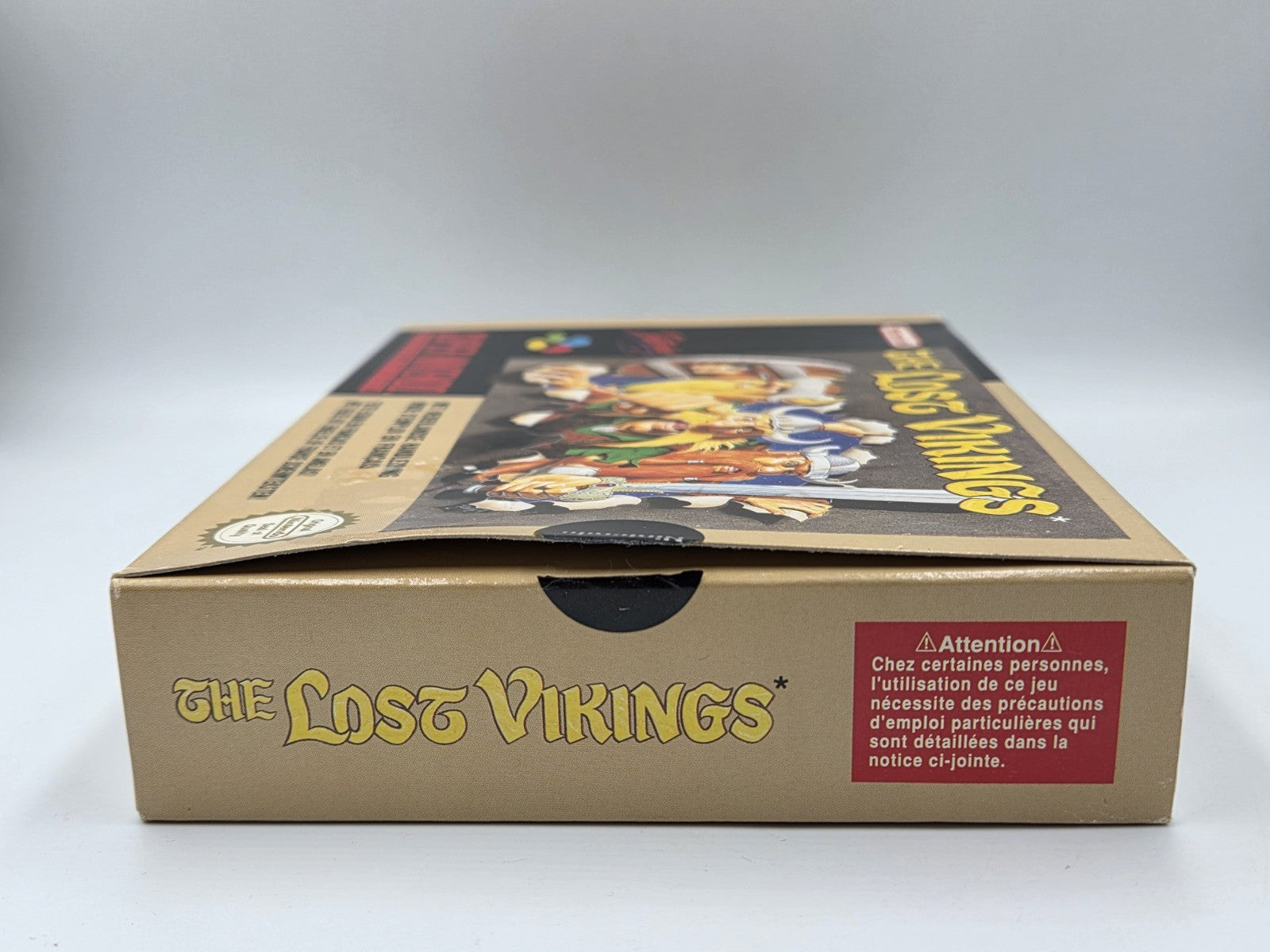 SNES Super Nintendo The Lost Vikings mit OVP und Anleitung FAH/SFRA