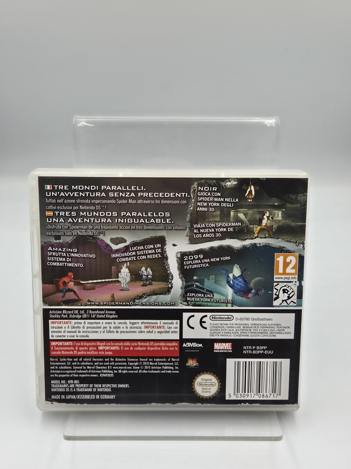 Nintendo DS Spiel Spider-Man Dimensions mit OVP und Anleitung EUU
