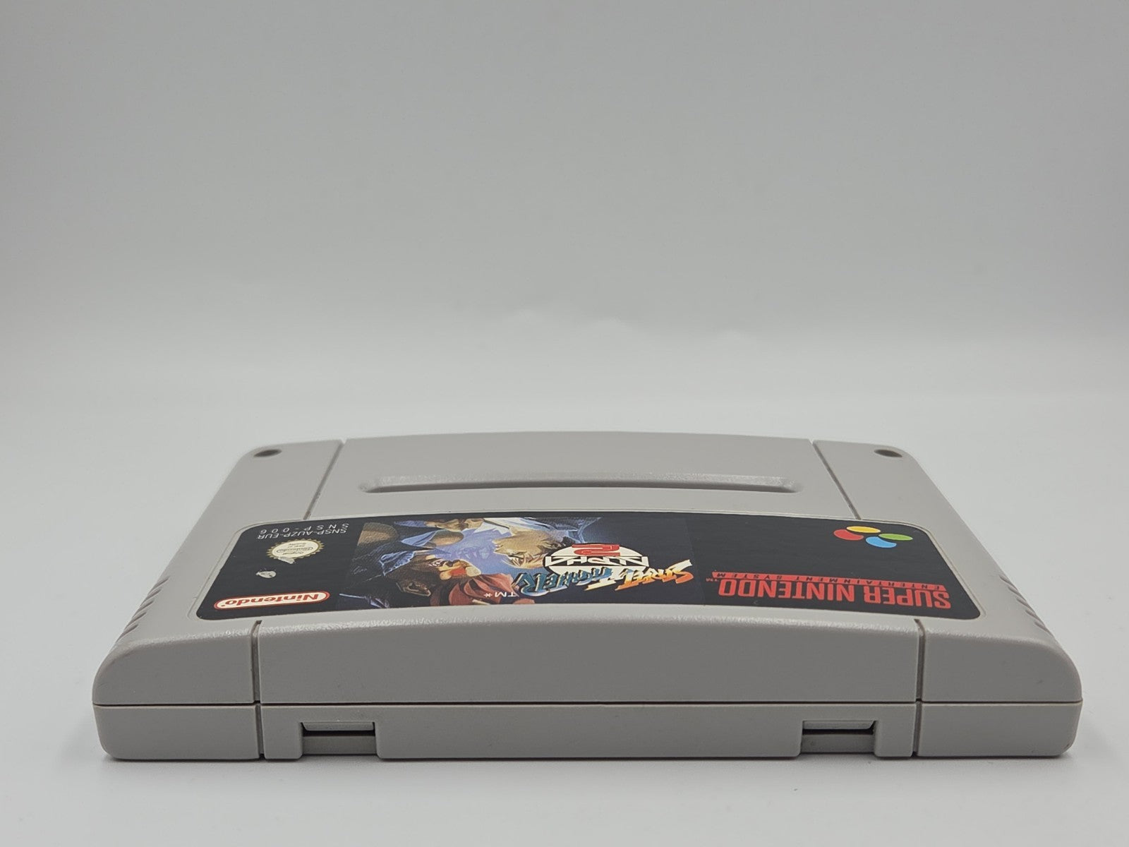 SNES Super Nintendo Spiel Street Fighter Alpha 2 Modul EUR