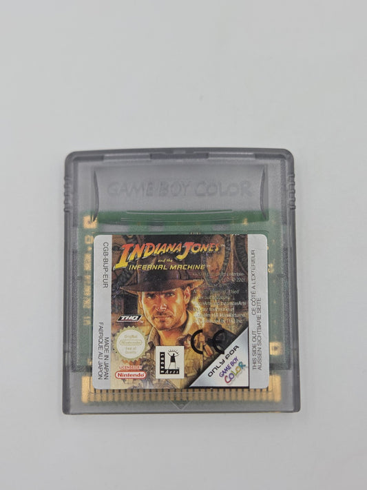 Nintendo Game Boy Color Spiel Indiana Jones and the Infernal Machine EUR Modul