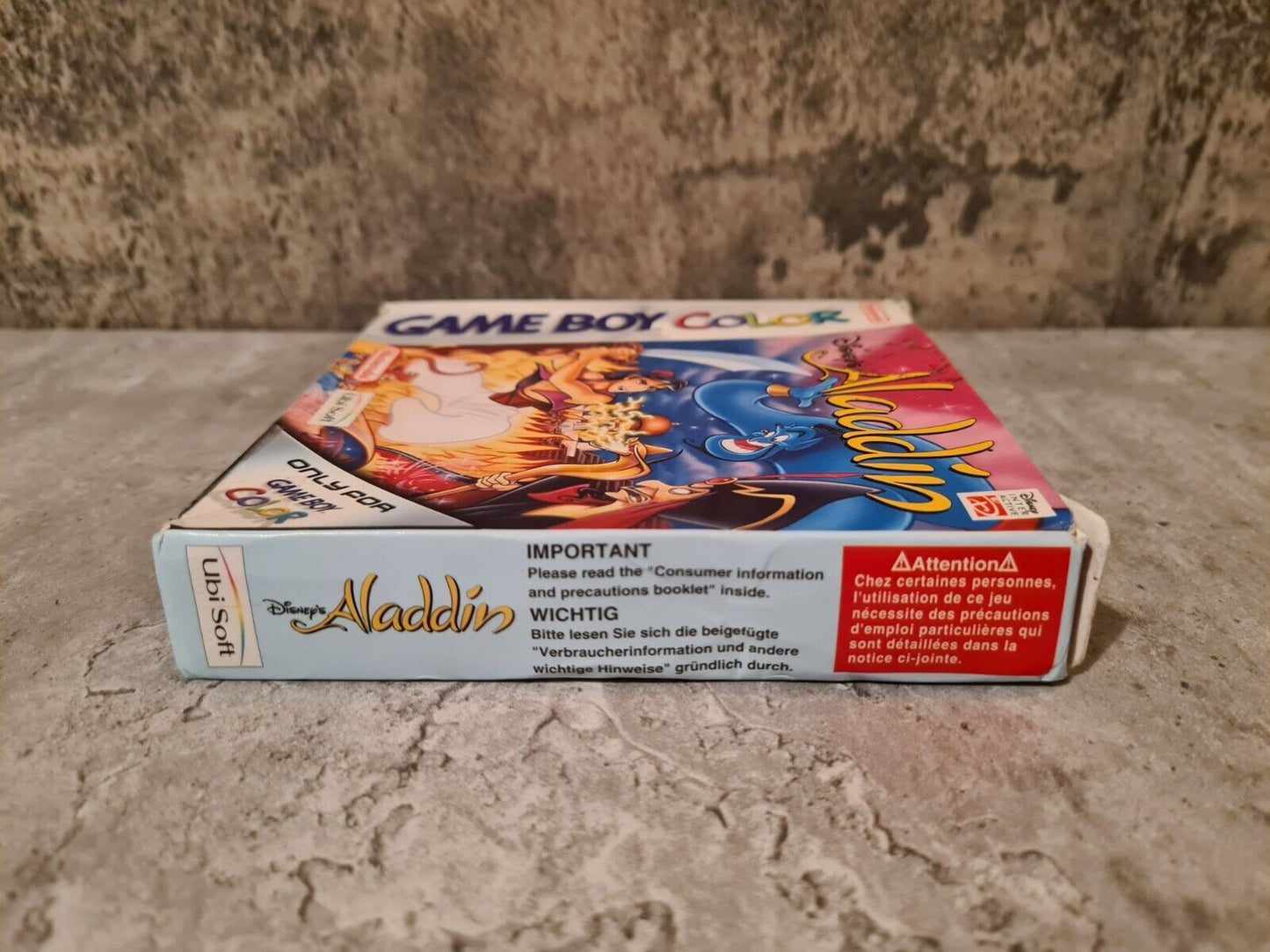 Nintendo Gameboy Color Disney's Aladdin mit OVP und Anleitung EUR - T-Retro-Games 