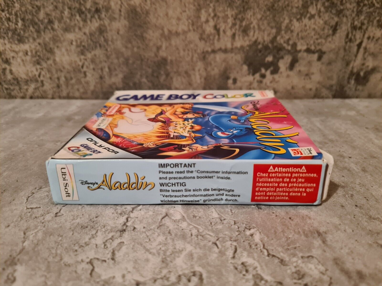 Nintendo Gameboy Color Disney's Aladdin mit OVP und Anleitung EUR - T-Retro-Games 