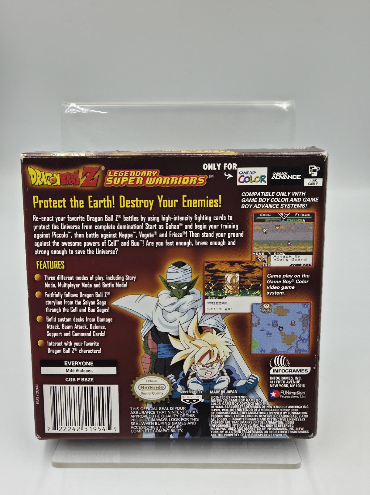 Game Boy Color DragonBall Z Legendary Super Warriors mit OVP und Anleitung USA