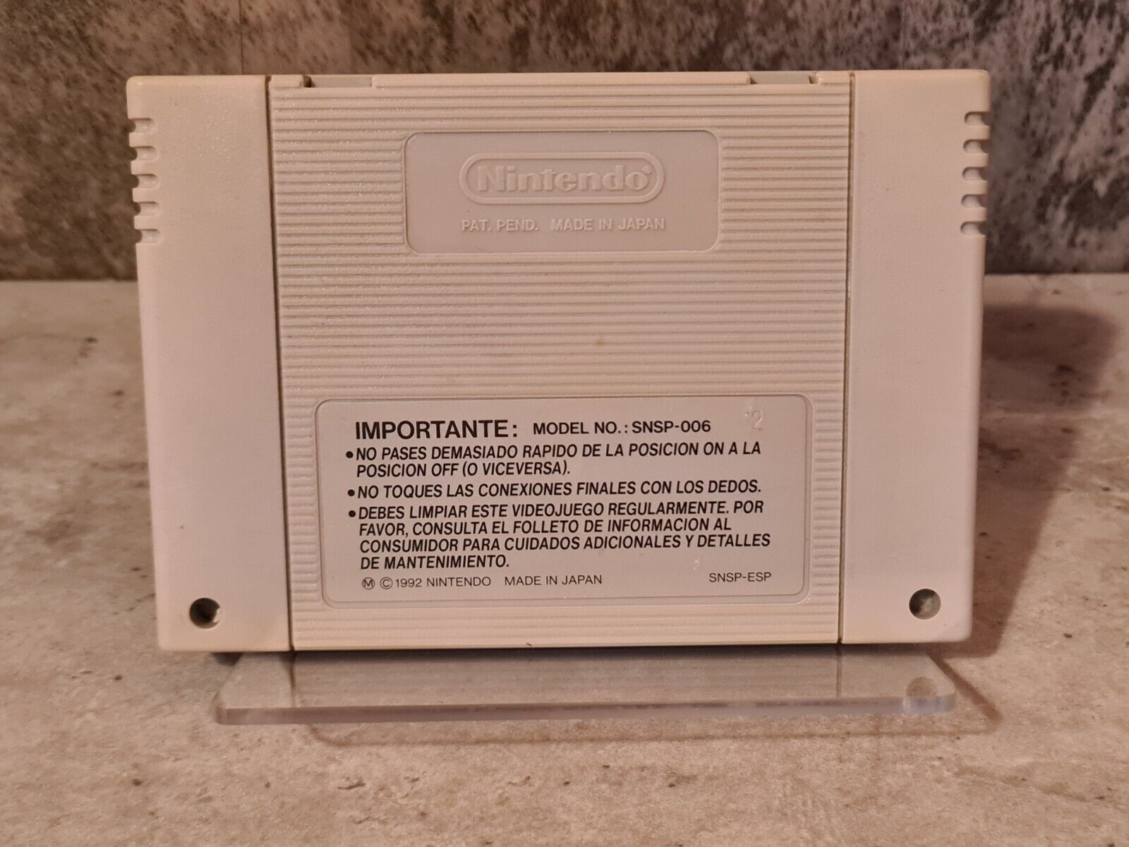SNES Super Nintendo Jurassic Park Modul ESP - T-Retro-Games 
