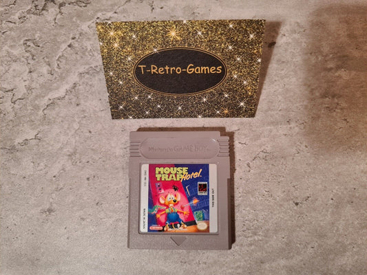 Nintendo Gameboy Classic Spiel Mouse Trap Hotel Modul USA - T-Retro-Games 
