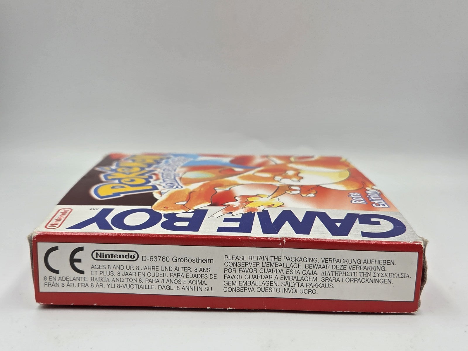 Nintendo Game Boy Classic Pokemon Rote Edition mit OVP und Anleitung NOE