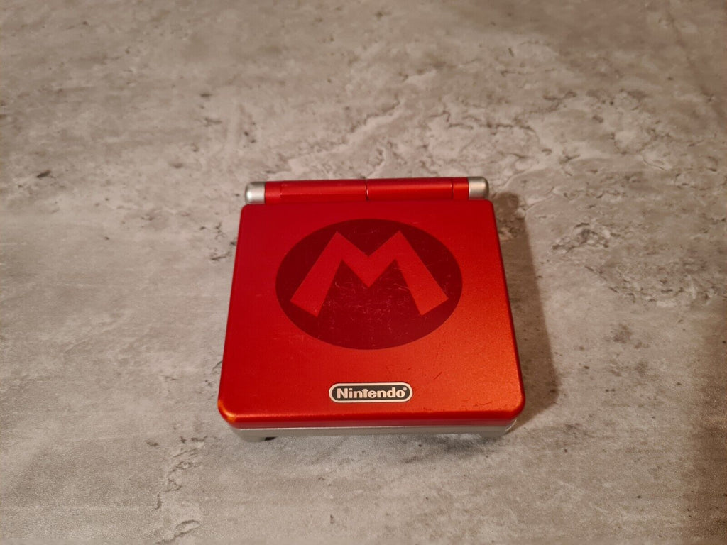 Game Boy Advance SP Mario Limited Edition Pak OVP Konsole Console AGS-001 - T-Retro-Games 