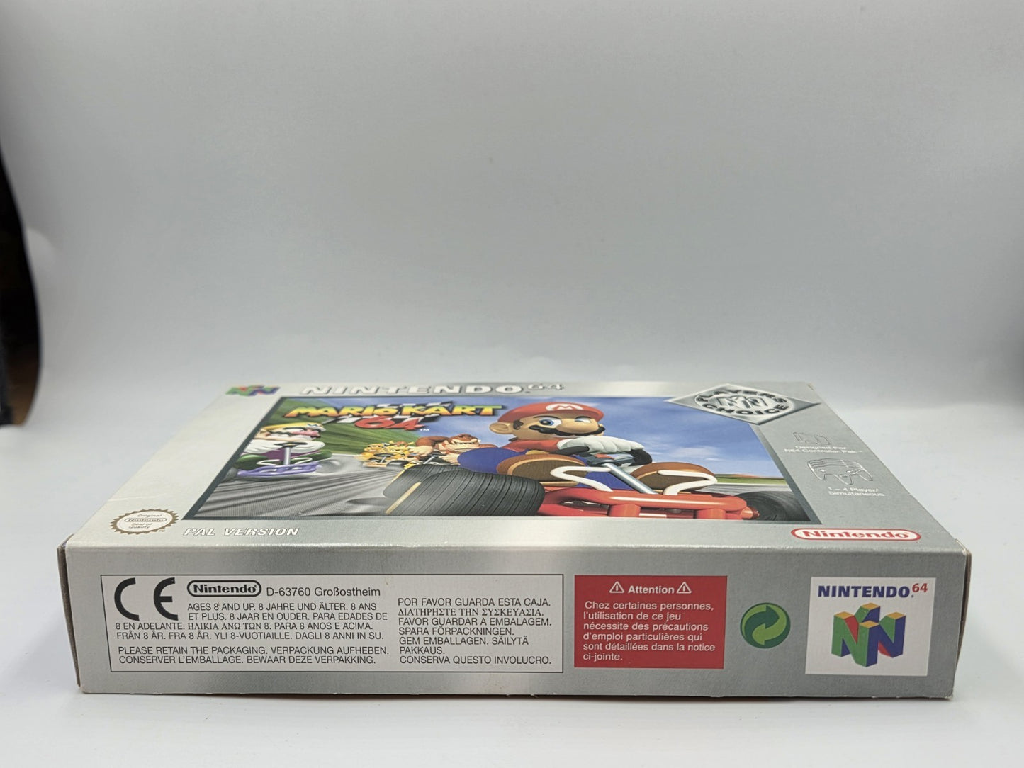 N64 Nintendo 64 Mario Kart 64 mit OVP und Anleitung EUR