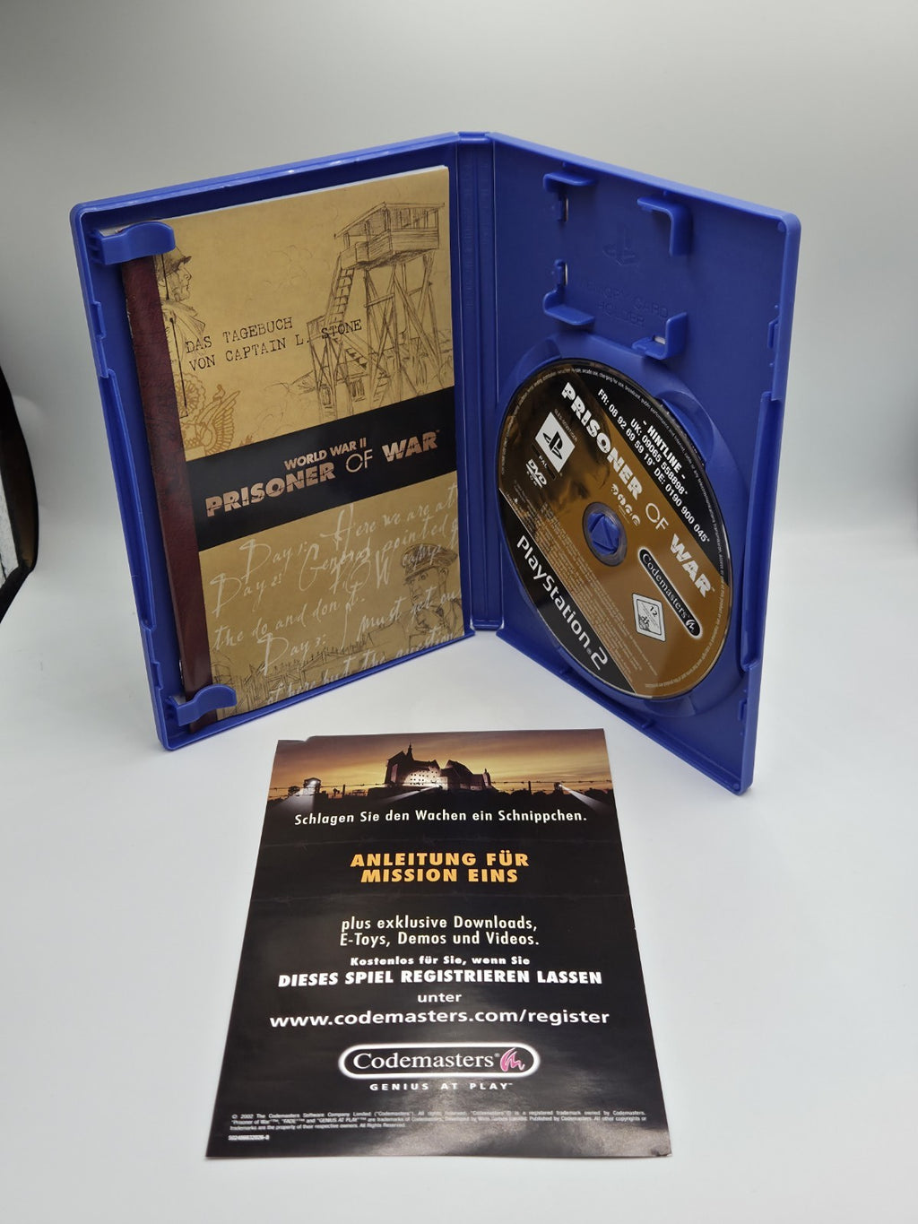 PS2 Playstation 2 World War II Prisoner of War  mit OVP und Anleitung Deutsch 