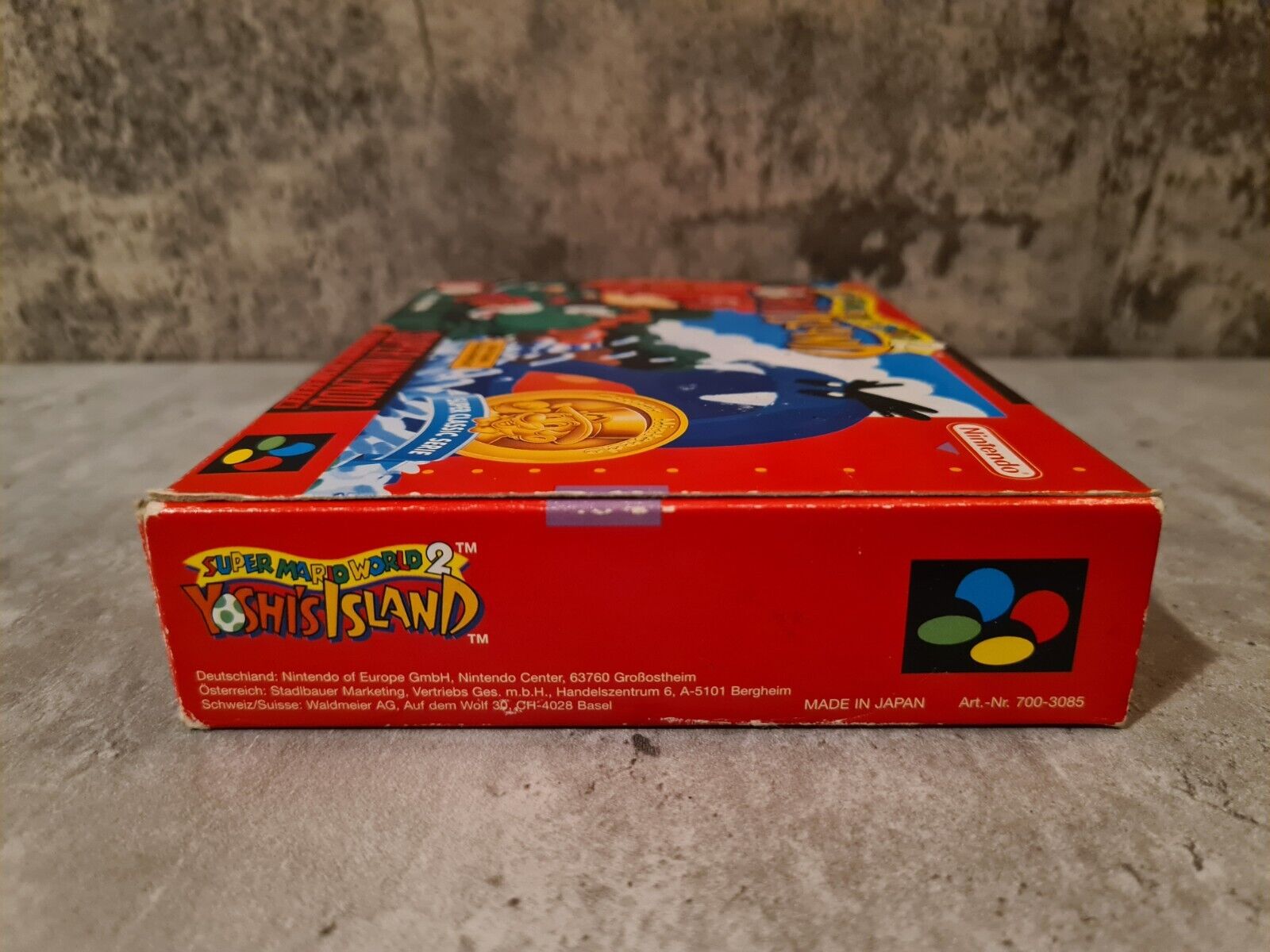 SNES Super Nintendo Super Mario World 2 Yoshi's Island mit OVP und Anleitung NOE - T-Retro-Games 