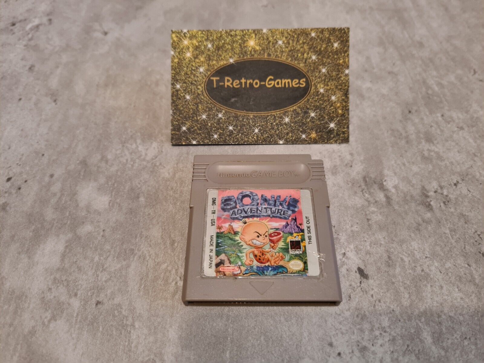 Nintendo Game Boy Classic Spiel Bonk's Adventure Modul USA - T-Retro-Games 