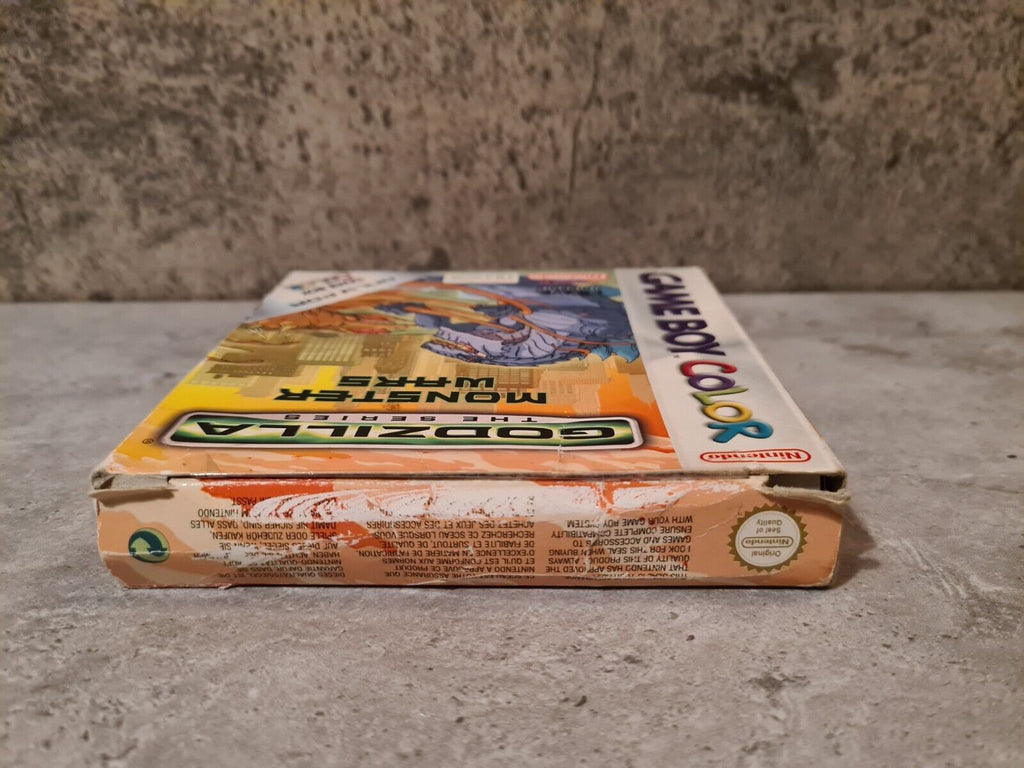 Game Boy Color Godzilla The Series Monster Wars mit OVP und Anleitung EUR - T-Retro-Games 