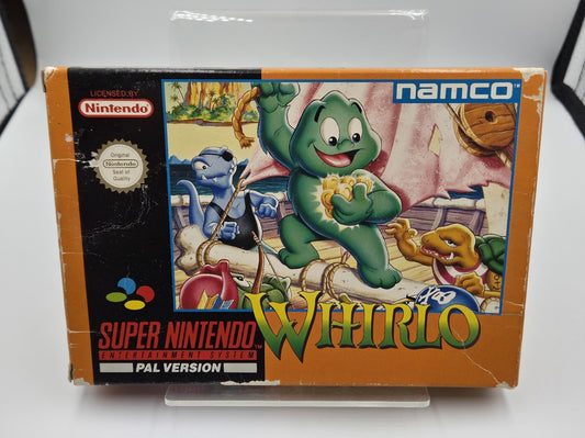 SNES Super Nintendo Whirlo mit OVP und Anleitung ESP