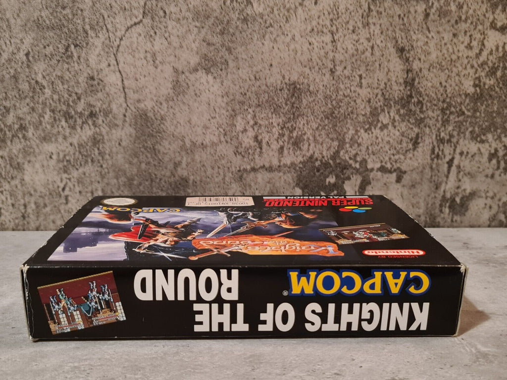 SNES Super Nintendo Knights of The Round mit OVP und Anleitung NOE - T-Retro-Games 