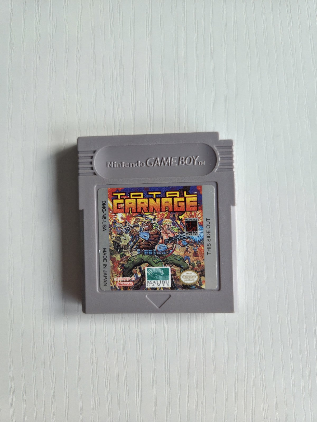 Nintendo Game Boy Classic Spiel Total Carnage Modul USA