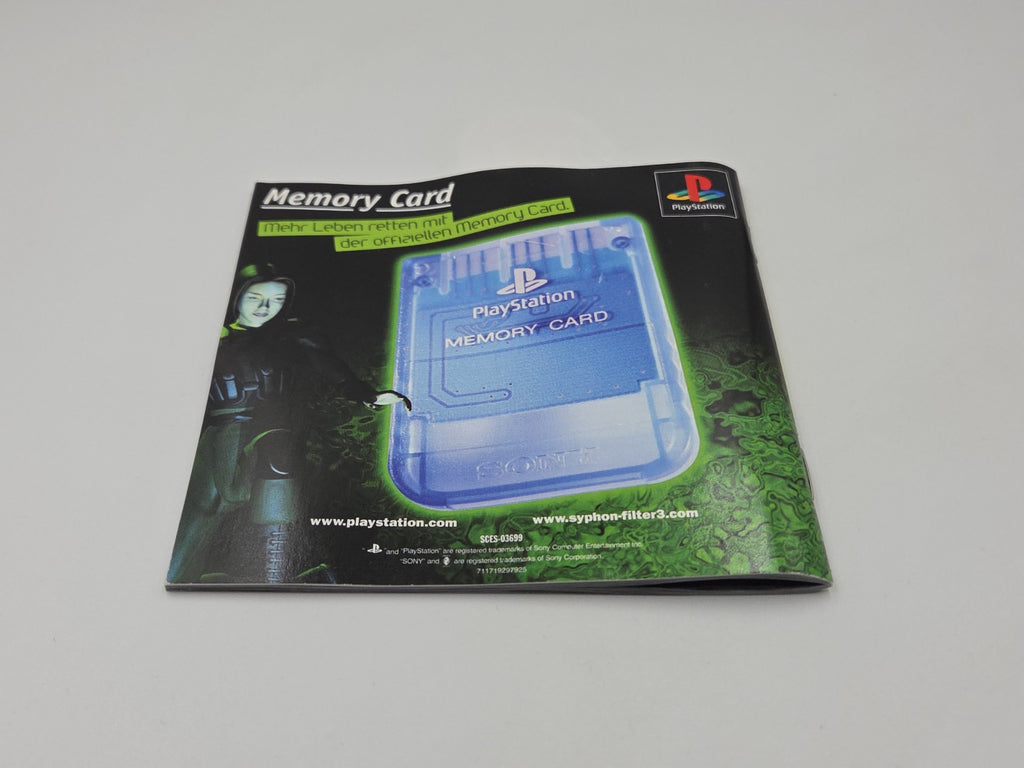 PS1 Playstation 1 Spiel Syphon Filter 3 mit OVP und Anleitung Deutsch