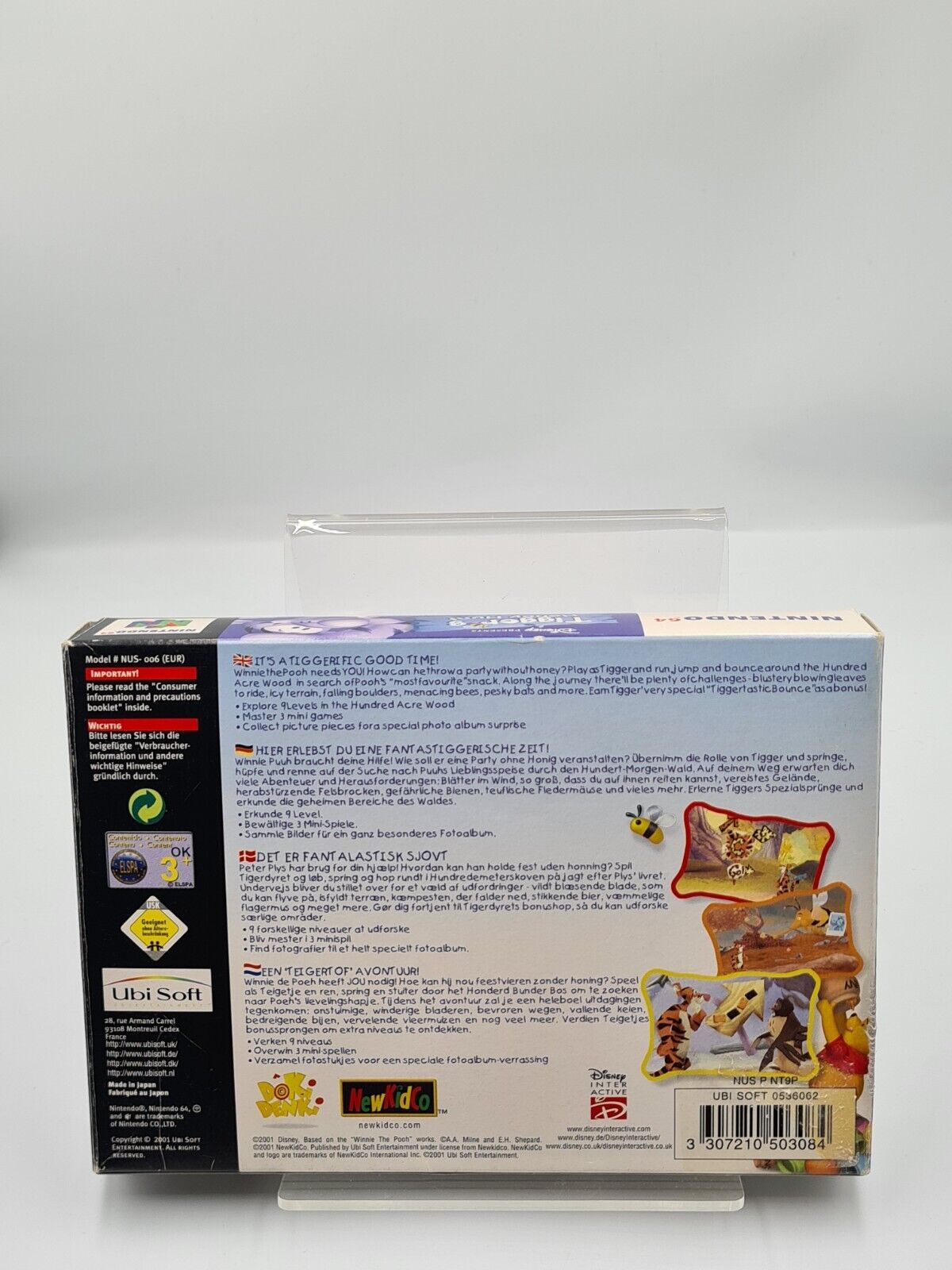 N64 Nintendo 64 Disney's Tigger's Honey Hunt mit OVP und Anleitung EUR - T-Retro-Games 