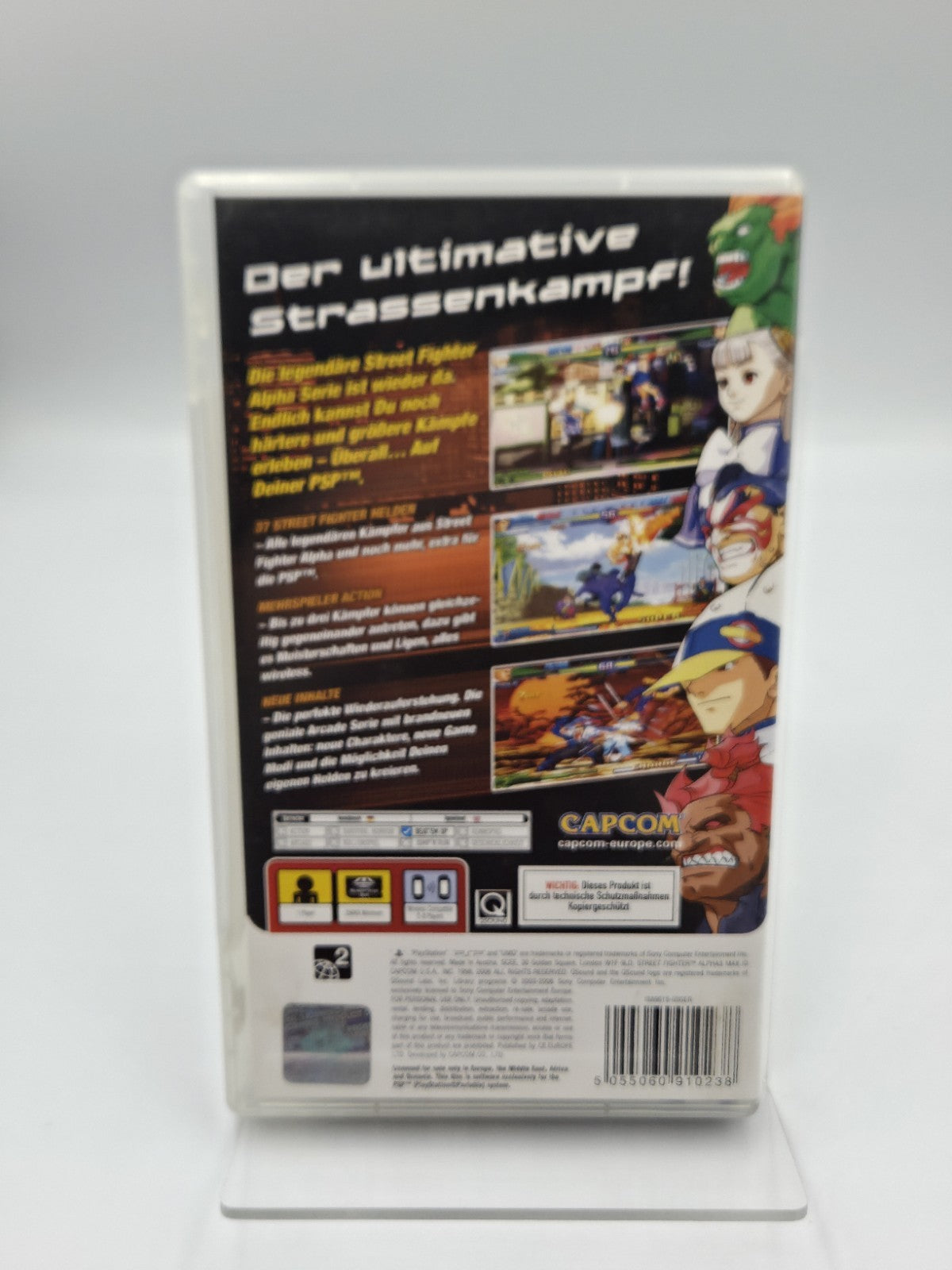 Sony PSP Spiel Street Fighter Alpha 3 Max mit OVP und Anleitung Deutsch
