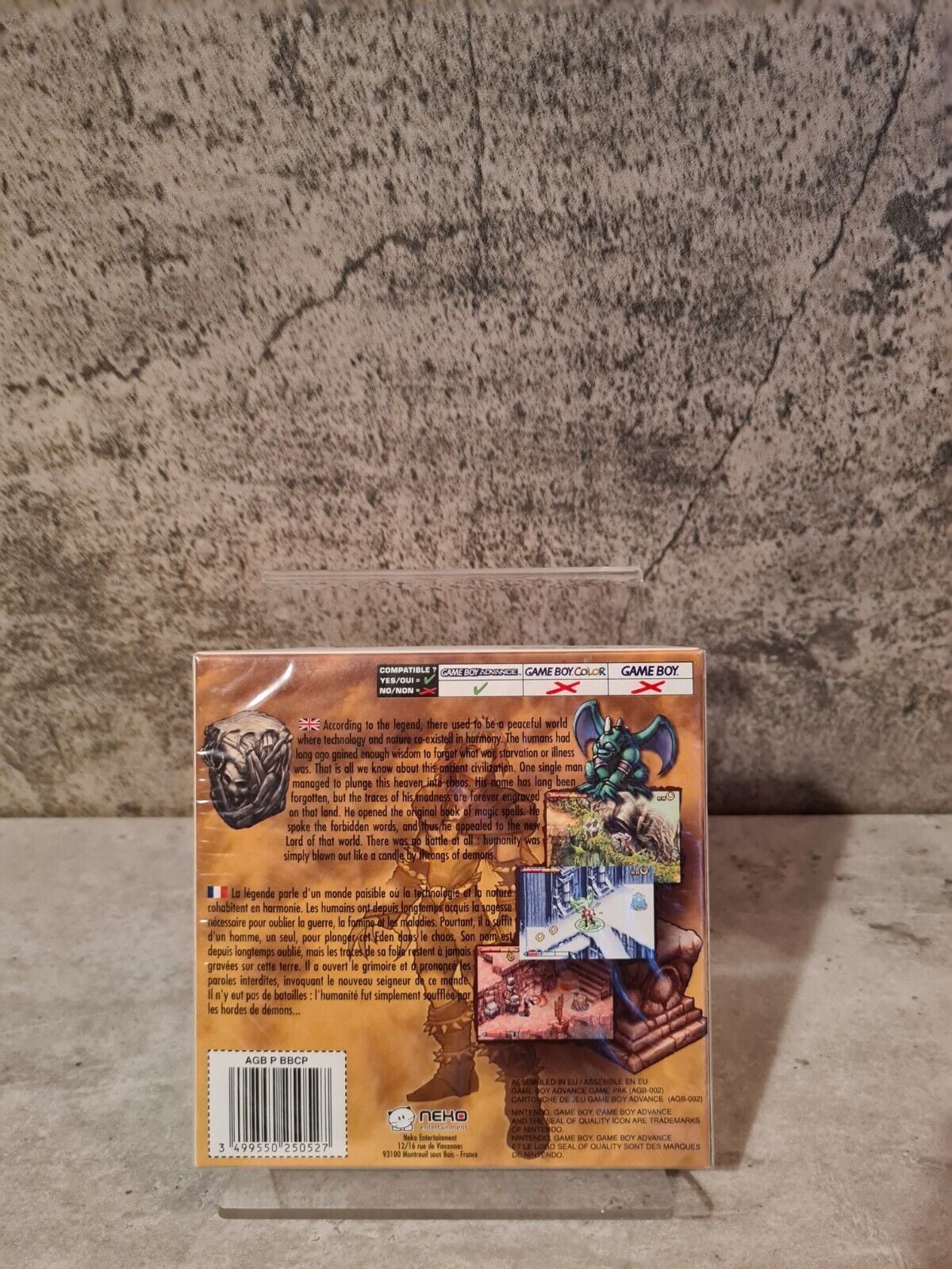 Game Boy Advance Back to Stone EUR Sealed Neu - T-Retro-Games 