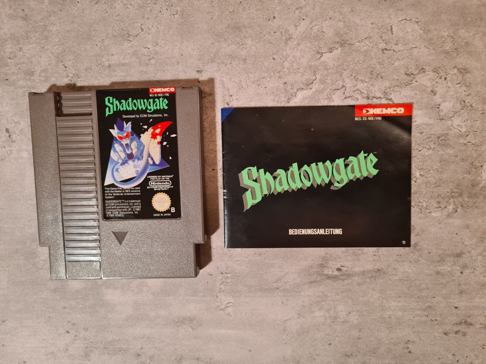 NES Shadowgate mit OVP und Anleitung NOE/FRG - T-Retro-Games 