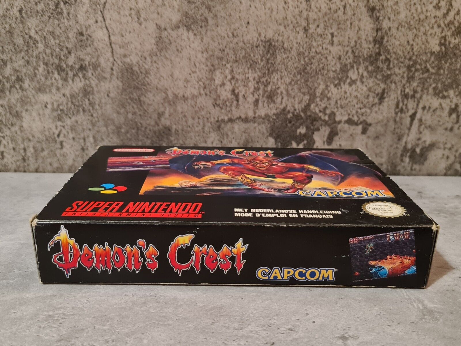 SNES Super Nintendo Demon's Crest mit OVP und Anleitung FAH - T-Retro-Games 