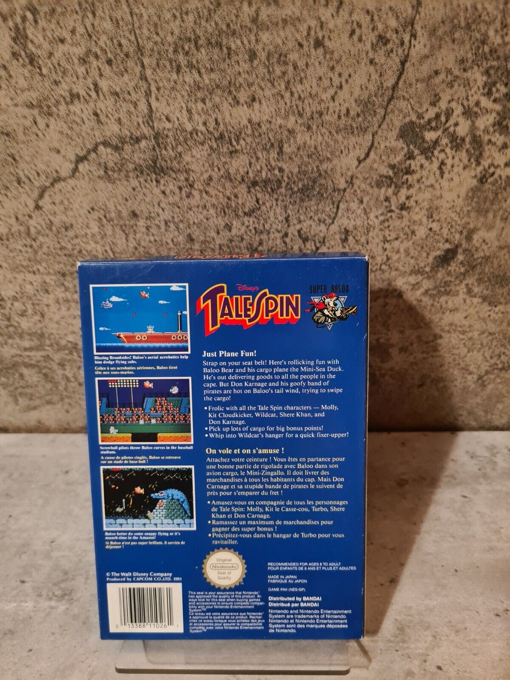 Nintendo NES Disney's TaleSpin mit OVP und Anleitung FRA - T-Retro-Games 
