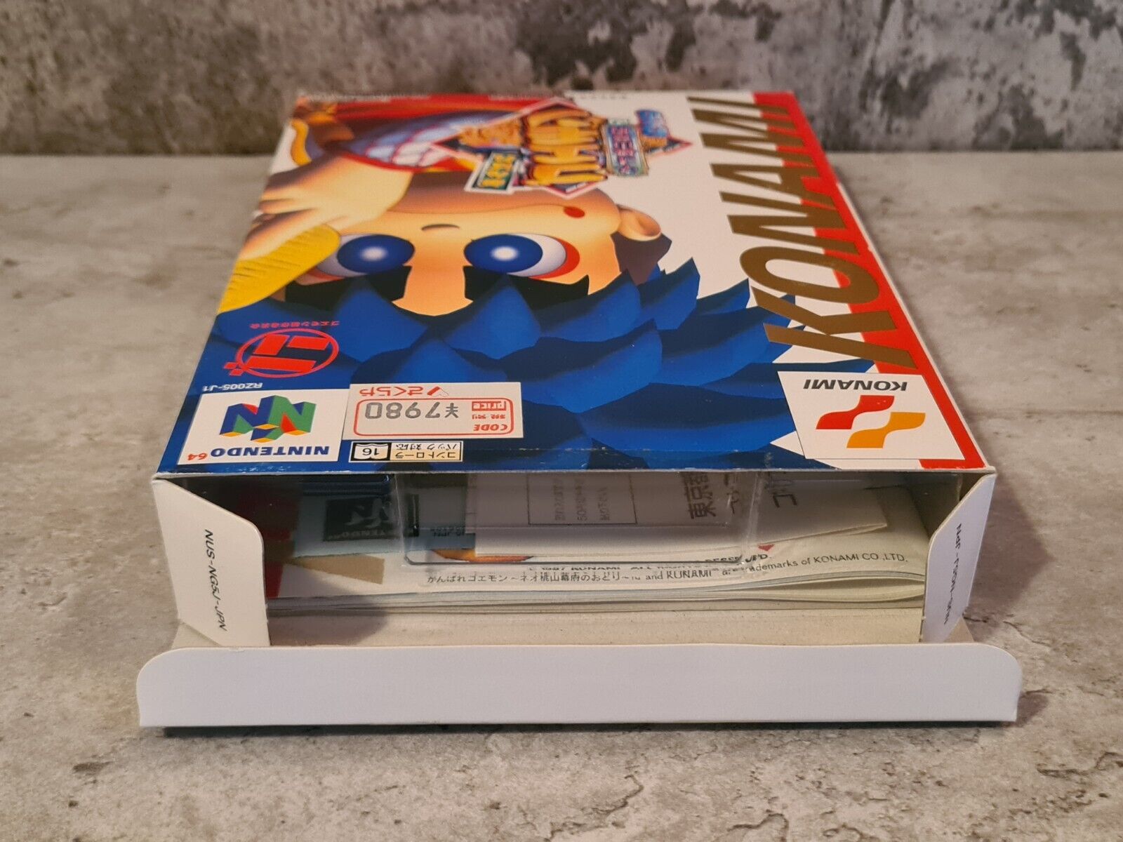 N64 Nintendo 64 NTSC-J Ganbare Gaemon mit OVP und Anleitung Japan - T-Retro-Games 