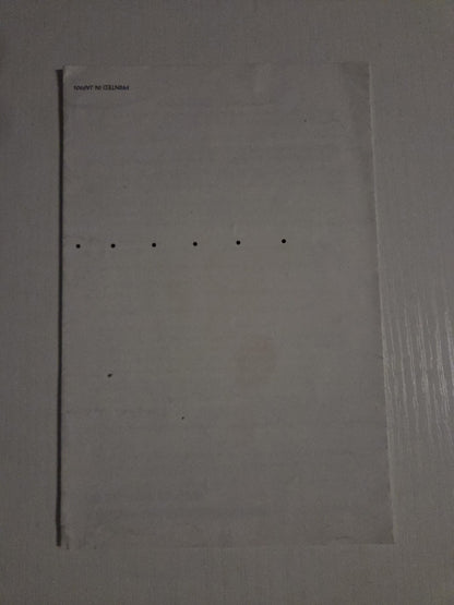 Super Nintendo Consumer Information Spielanleitung Instruction Booklet NOE