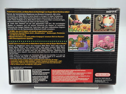 SNES Super Nintendo Super Mario World 2: Yoshi's Island mit OVP + Anleitung FRG