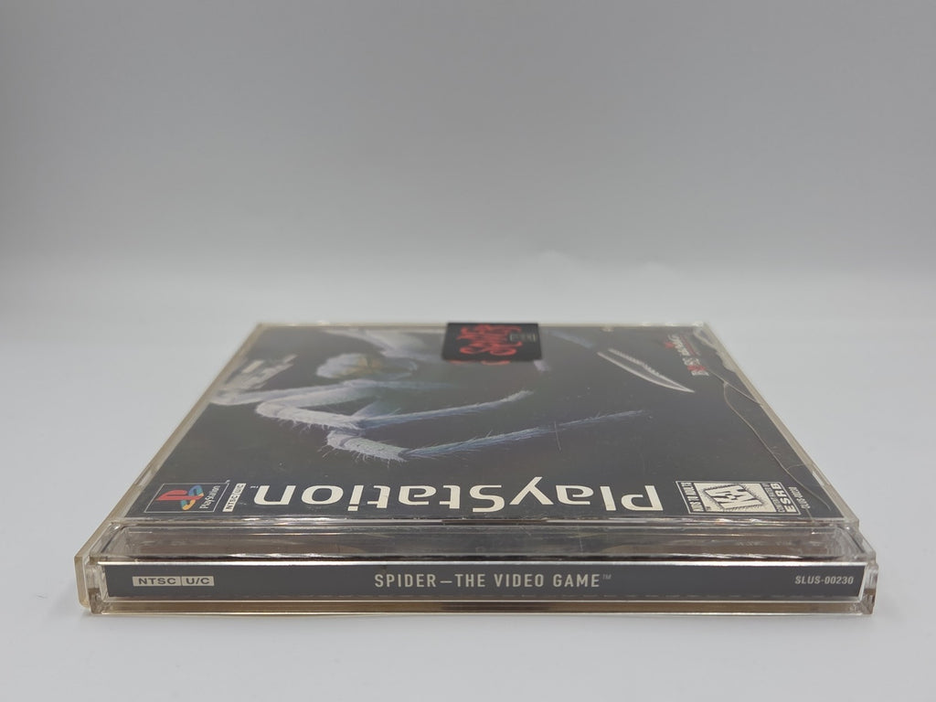 PS1 Playstation 1 Spiel Spider The Video Game mit OVP und Anleitung NTSC-USA 