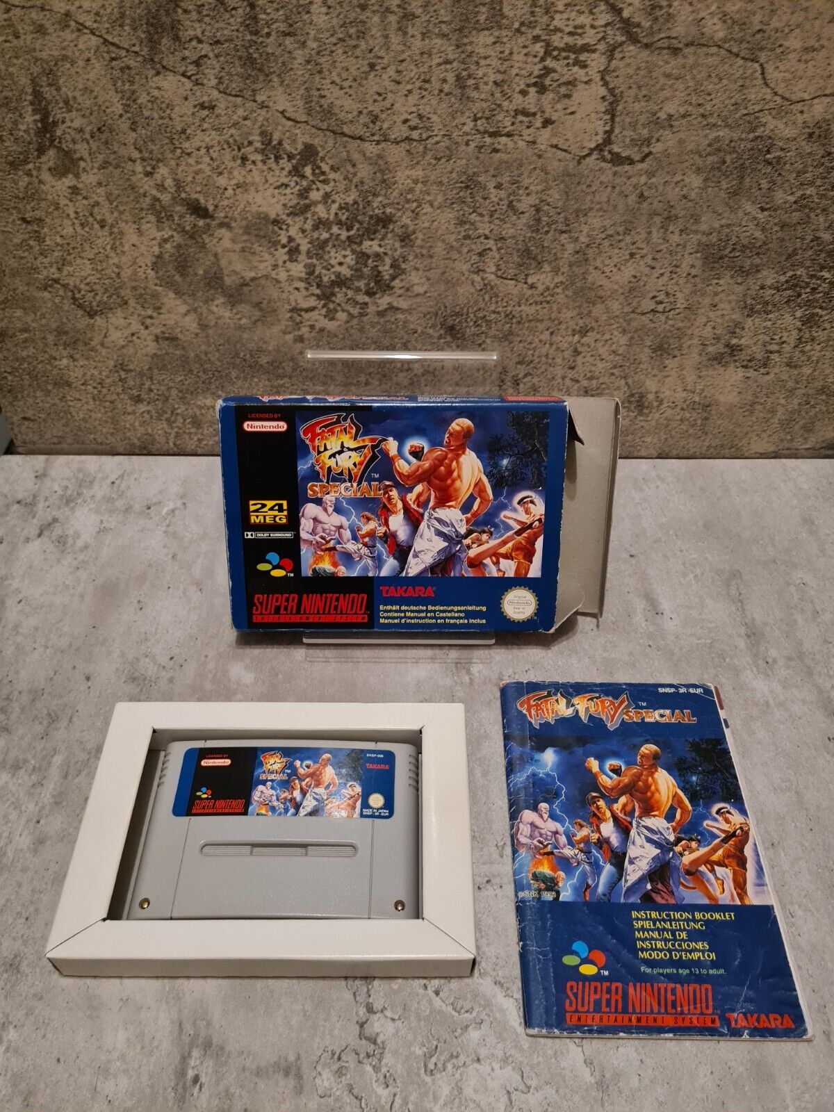 SNES Super Nintendo Fatal Fury Special mit OVP und Anleitung EUR - T-Retro-Games 