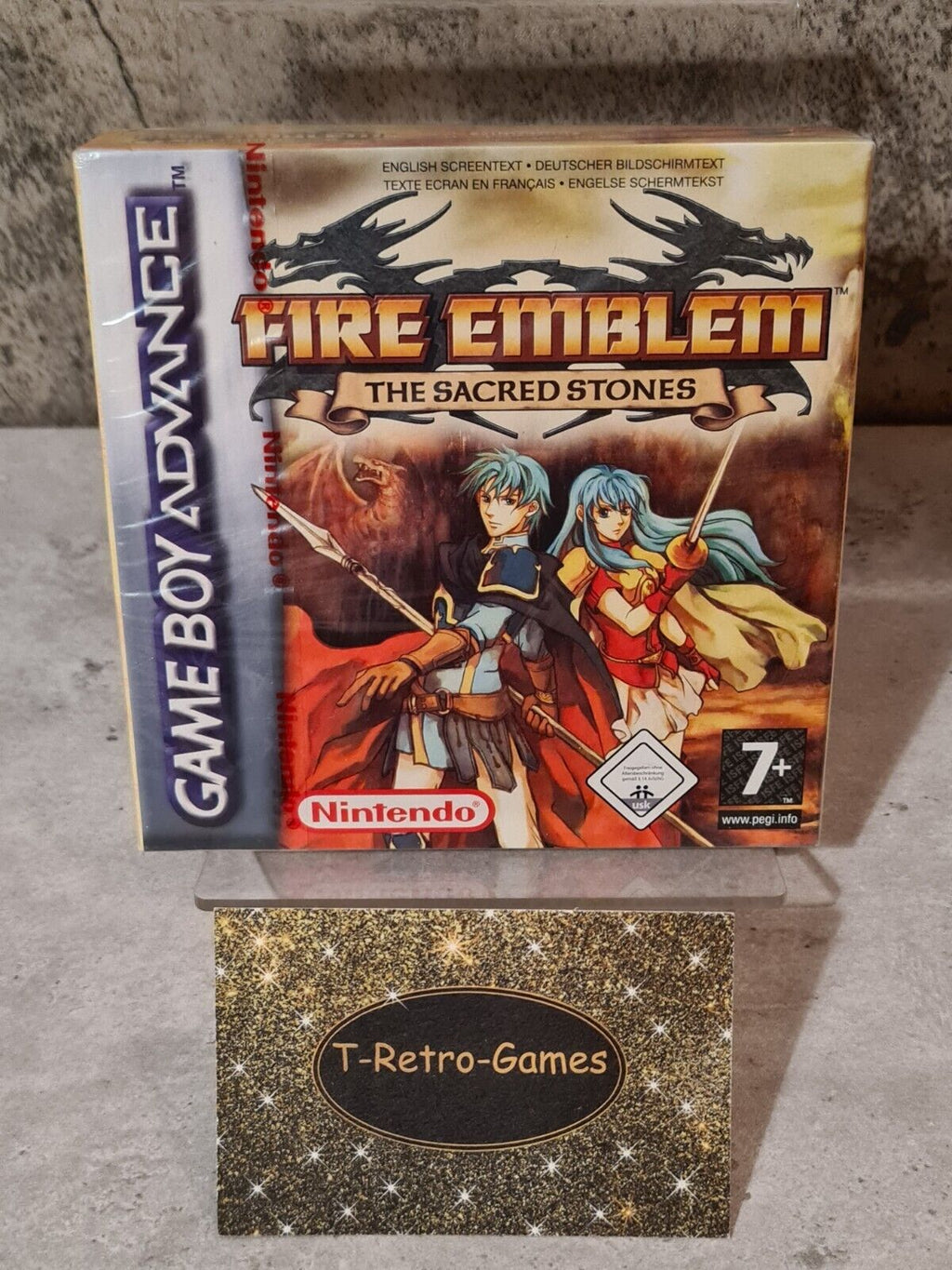 Nintendo Game Boy Advance Fire Emblem The Sacred Stones Red Strip Sealed Neu New - T-Retro-Games 